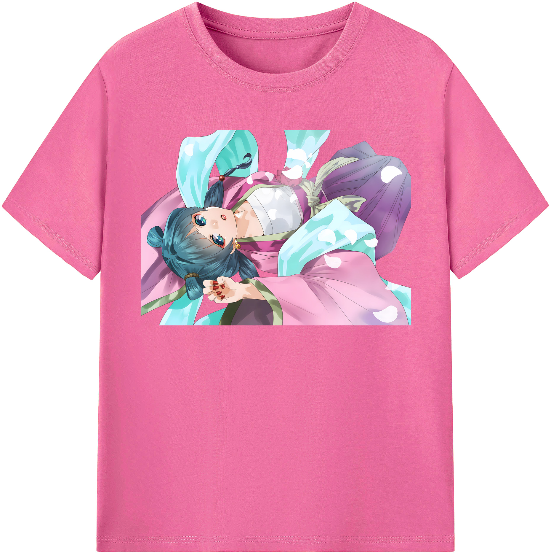 （画像用） 薬屋のひとりごと The Apothecary Diaries レディースカジュアルプリントTシャツ（綿100％）